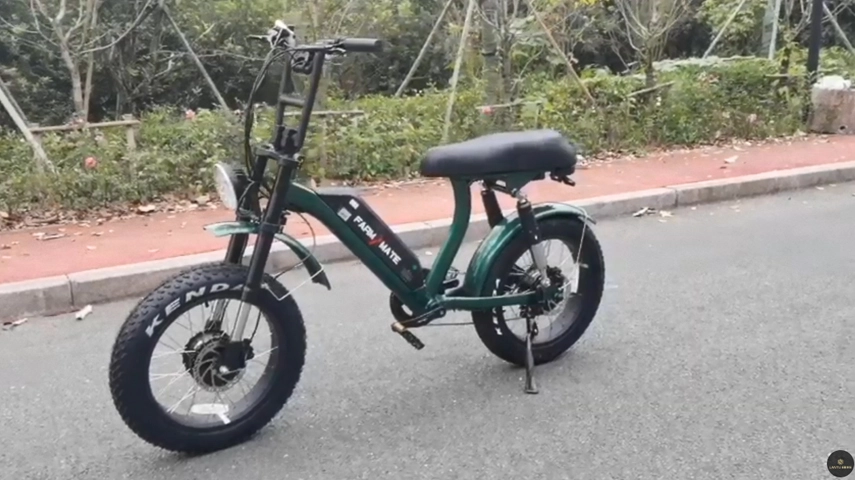 Διπλή μηχανή λιπαρά ελαστικά Ebike