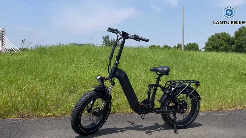 Νέα άφιξη λίπος πτυσσόμενο ελαστικό Ebike με σύστημα κίνησης πύλης ζώνης